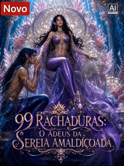 Capa da miniss&eacute;rie 99 Rachaduras: o Adeus da Sereia Amaldiçoada