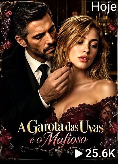 Capa da miniss&eacute;rie A Garota das Uvas e o Mafioso
