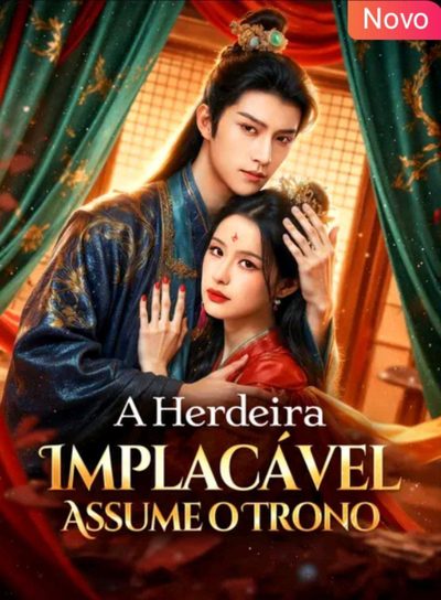 Capa da minisserie A Herdeira Implacável Assume o Trono dublado