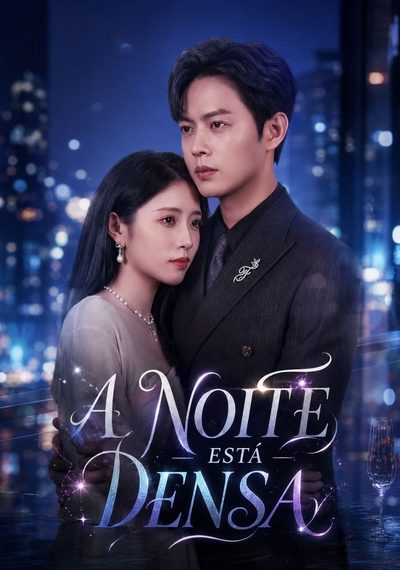 Capa da minisserie A Noite Está Densa