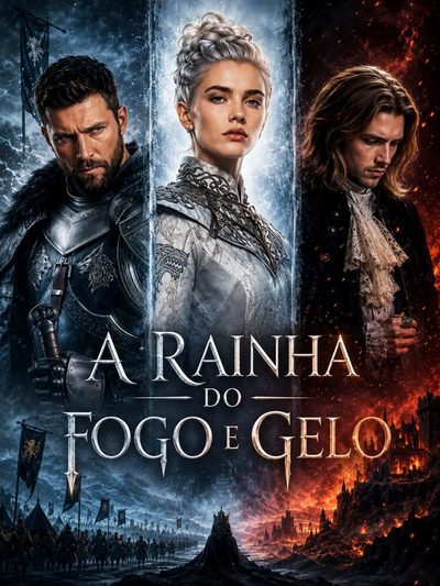 Capa da miniss&eacute;rie A Rainha do Fogo e Gelo