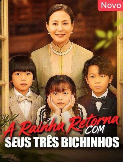 Capa da minisserie A Rainha Retorna com Seus Três Bichinhos