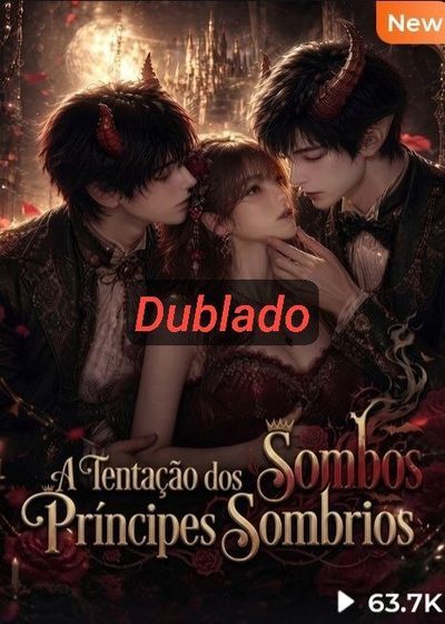 Capa da minisserie A Tentação dos Príncipes Sombrios Domando os Gêmeos Íncubos