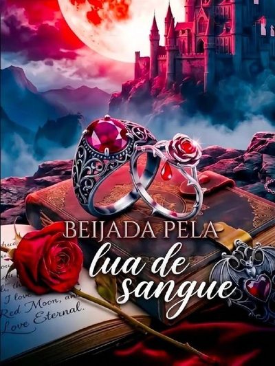Capa da minisserie Beijada Pela Lua de Sangue - Kissed By the Blood Moon
