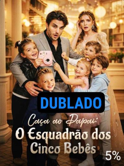Capa da minisserie Caça ao Papai: Esquadrão dos Cinco Bebês dublado