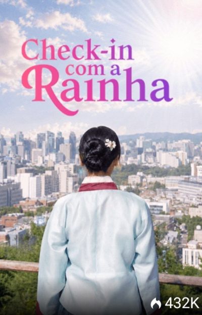 Capa da miniss&eacute;rie Check-in com a Rainha