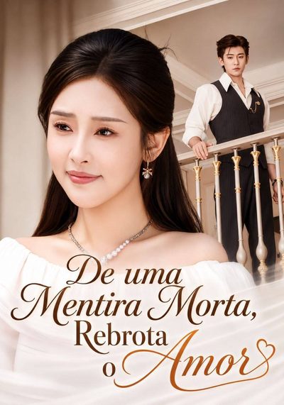 Capa da miniss&eacute;rie De uma Mentira Morta,rebrota o Amor
