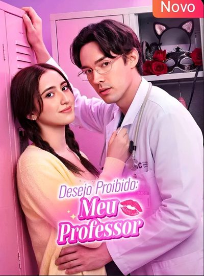 Capa da minisserie Desejo Proibido Pelo Meu Professor Aprendendo com Suas Mãos e Lábios