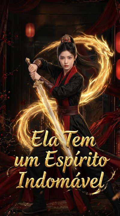 Capa da miniss&eacute;rie Ela Tem Um Espírito Indomável