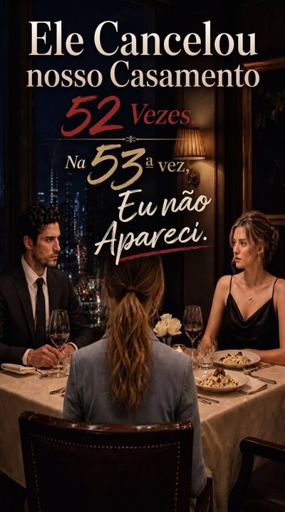 Capa da miniss&eacute;rie Ele Cancelou Nosso Casamento 52 Vezes. na 53ª Vez, Eu Não Apareci
