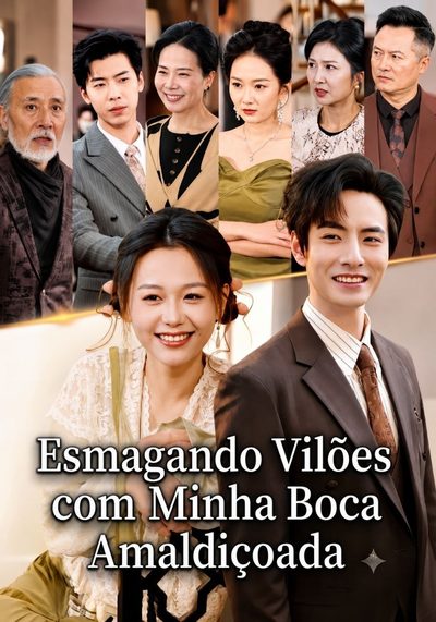 Capa da miniss&eacute;rie Esmagando Vilões com Minha Boca Amaldiçoada