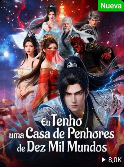 Capa da minisserie Eu Tenho uma Casa de Penhores de Dez Mil Mundos