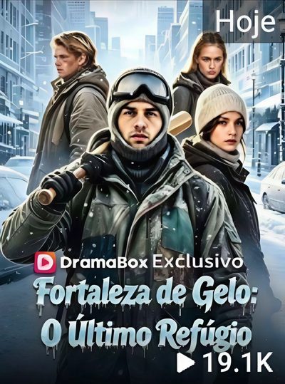 Capa da miniss&eacute;rie Fortaleza de Gelo: o Último Refúgio