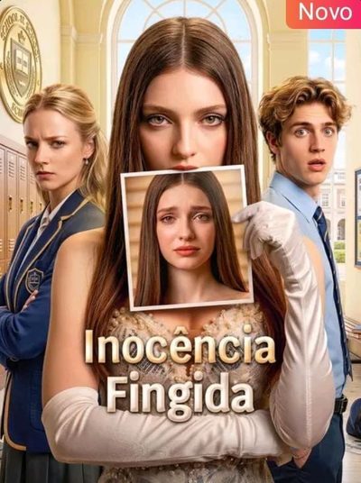 Capa da minisserie Inocência Fingida