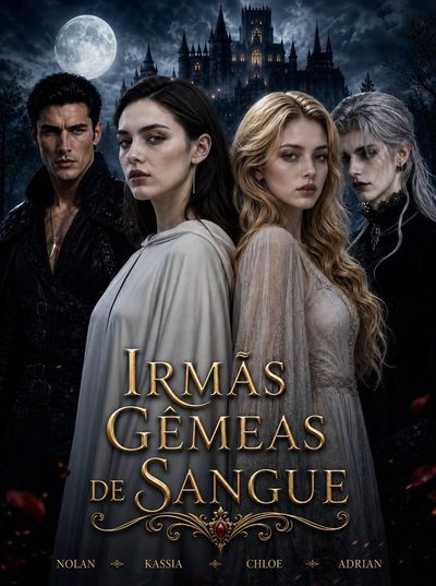 Capa da miniss&eacute;rie Irmãs Gêmeas de Sangue