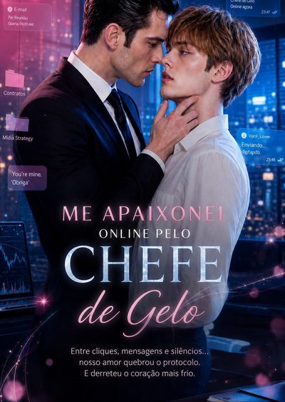 Capa da minisserie Me Apaixonei Online Pelo Chefe de Gelo
