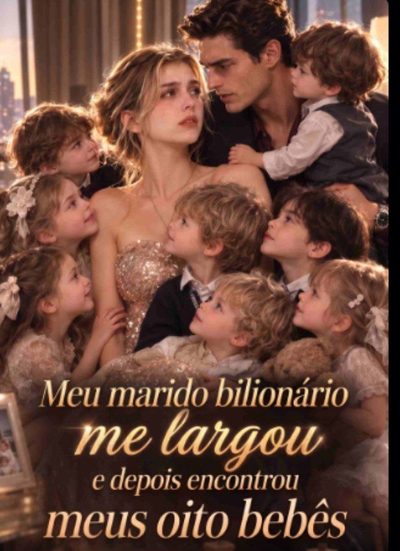 Capa da miniss&eacute;rie Meu Marido Bilionário Me Largou e Depois Encontrou Meus Oito Bebês -