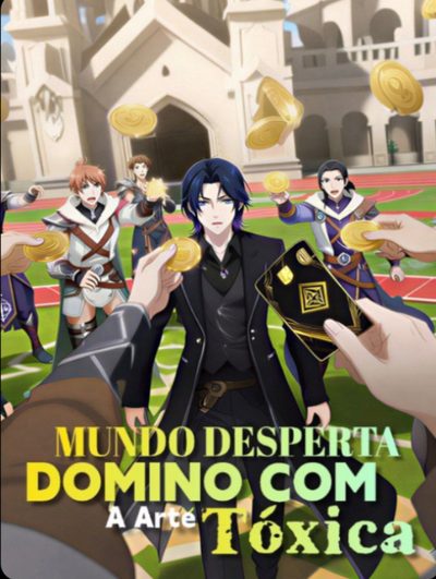Capa da minisserie Mundo Desperta Domino com a Arte Tóxica