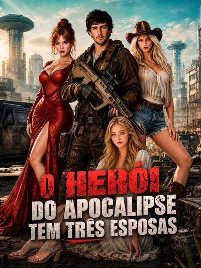 Capa da miniss&eacute;rie O Herói do Apocalipse Tem Três Esposas