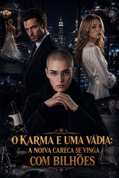Capa da miniss&eacute;rie O Karma e uma Vadia: a Noiva Careca Se Vinga com Bilhões