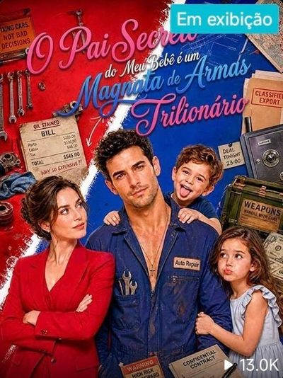 Capa da miniss&eacute;rie O Pai Secreto do Meu Bebê É Um Magnata de Armas Trilionário
