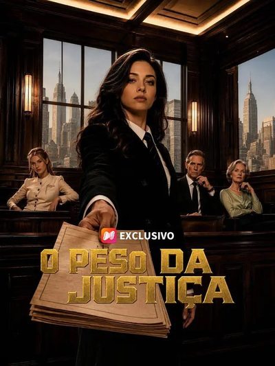 Capa da miniss&eacute;rie O Peso da Justiça -