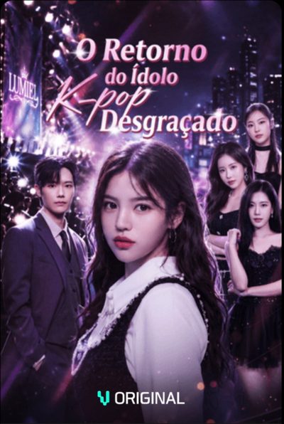 Capa da minisserie O Retorno do Ídolo K-pop Desgraçado