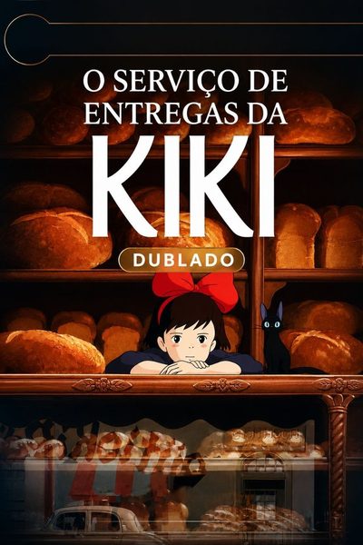 Capa da minisserie O Serviço de Entregas da Kiki ✨🐈⬛ dublado