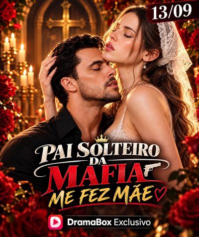 Capa da miniss&eacute;rie Pai Solteiro da Máfia Me Fez Mãe