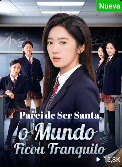 Capa da minisserie Parei de Ser Santa, o Mundo Ficou Tranquilo