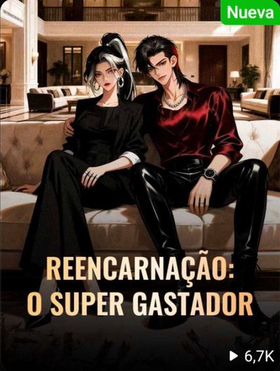 Capa da minisserie Reencarnação: o Super Gastador