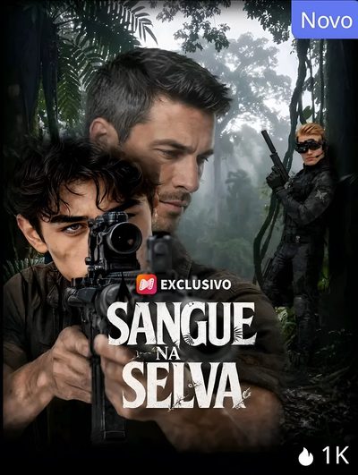 Capa da miniss&eacute;rie Sangue na Selva