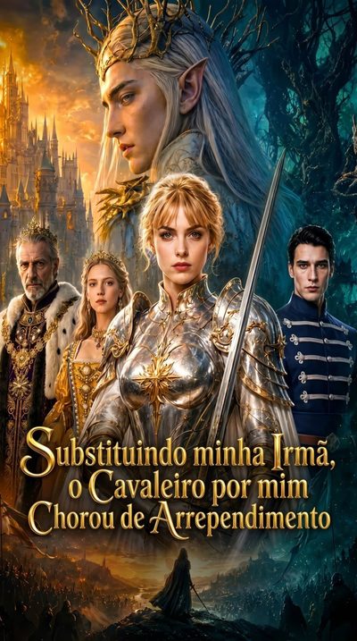 Capa da minisserie Substituindo Minha Irmã, o Cavaleiro por Mim Chorou de Arrependimento