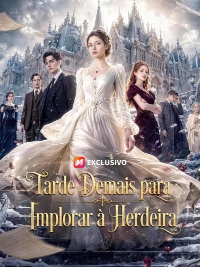 Capa da miniss&eacute;rie Tarde Demais para Implorar à Herdeira