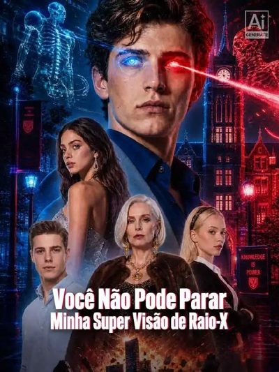 Capa da miniss&eacute;rie Você Não Pode Parar a Minha Super Visão de Raio-x